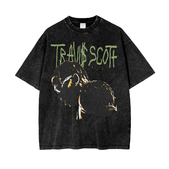 TRAVIS SCOTTスウェット ダメージダークグレートレーナーXL