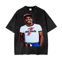 Magic Johnson - Apple - Acid Wash Oversize T-Shirt - 250 GSM